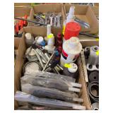 Assorted Shop Chemicals, Brushes & Applicators