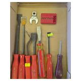 Mac chisels and drill bits.