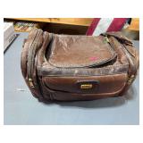 Camera bag with Minolta camera