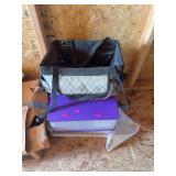 Pet Carrier / Travel Bag with Plastic Storage Containers