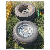 Set of Maxxis Radial M8008 Trailer Tire with Steel Wheel & addition tires