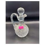 Cut Crystal Cruet with Stopper