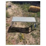 Heavy-Duty Aluminum Work Platform / Scaffold Bench-225 lb capacity & 3ft-9 in tall