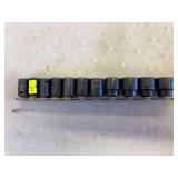 Mac Tools 12-Piece Metric Impact Socket Set – 10mm to 21mm on Socket Rail