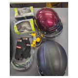 HJC Helmet, Craftsman Gloves, Scott Goggles and Reese Ball Hitch