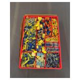 Assorted Electrical Wire Connectors, Terminals & Crimp Connectors with Organizer Tray