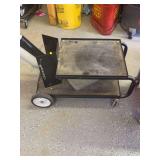 Rolling Welding Cart with Steel Work Table & Electrode/Rod Holder
