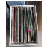 2 boxes of mixed vinyl records