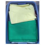 Tote of mixed miscellaneous fabric