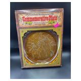 Indiana Glass 1776–1976 American Bicentennial Commemorative Plate in Original Box