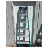 Werner 6 ft step ladder with a 225 lb capacity