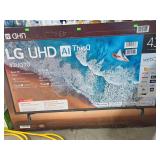 LG update ai thin Q 43inch tv