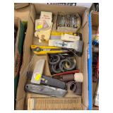 Assorted Utility Knives, Sanding Sleeves, Gaskets & Small Shop Hardware