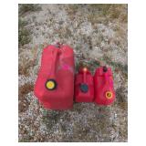 3 gas cans.