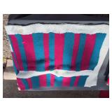 Handmade crochet throw blanket
