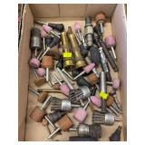 Assorted Rotary Grinding Stones, Wire Brushes & Pneumatic Tool Accessories