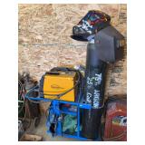 Northern Industrial Welders MIG 175 Wire Feed Welder w/ Cart & Argon/CO₂ Bottle