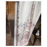 Floral curtains 70”