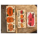 3 hand Made Signs