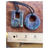 2 recycled Necklaces