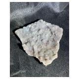 Pale Blue-Gray Druzy Quartz Crystal Plate – Approx. 4¼” x 3¾”