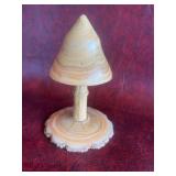 Wooden mushroom locally made Siberian Elm