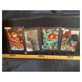 4 new in package greeting cards