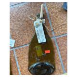 Wine bottle cheeseboard with bee ￼decals