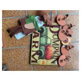Fall Items with Pumpkin carving kit