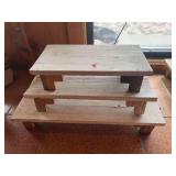 Set of 3 small tables from Mexico