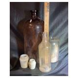 Antique bottle collection