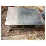 Stainless steel top table