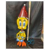 Holiday Tweetie Bird Yard Art