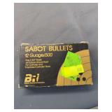 BRI Sabot Bullets 12 Gauge .500 – 5 Shells, 440 Grain Shock Point