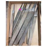 Flat of various sized files