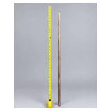 Assorted Metal Gun Barrel Blanks Tubes approximately 42”