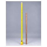 Assorted Metal Gun Barrel Blanks Tubes approximately 34”