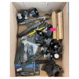 Assorted Revolver Speed Loaders, QuickStrips, Measuring Tools & Shooting Accessories