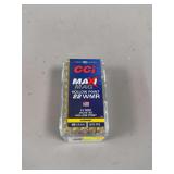 1 Box CCI Maxi-Mag Varmint .22 WMR 40 Grain JHP Ammo – 50 Rounds