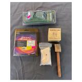 Assorted Shooting Accessories with Remington Safety Glasses, Silencio Hearing Protection, Herter’s Box & Wooden Mallet