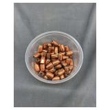 Bulk Lot of Copper-Jacketed Hollow Point Pistol Bullets – Unmarked Caliber/Weight