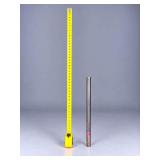 Assorted Metal Gun Barrel Blank tube approximately 26”