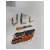 Collection of 7 knives