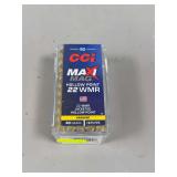 1 Box CCI Maxi-Mag Varmint .22 WMR 40 Grain JHP Ammo – 50 Rounds
