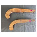 2 Unfinished Hardwood Gun Stock Blank