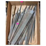 Assorted sizes of metal files