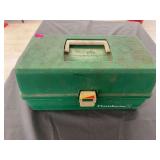 Flambeau tackle box with gun cleaning accessories
