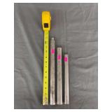Assorted Metal Gun Barrel Blank Tubes approximately 9”-10”-13”