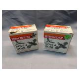 2 Partial Boxes Winchester Dove & Quail 12 Gauge 2-3/4” #8 Shot