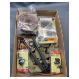 Firearm Accessories Lot – Blackhawk Sling, Uncle Mike’s Swivels, Bipod & Leather Slings